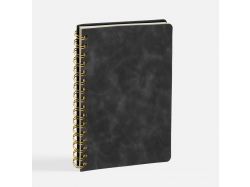 Ежедневник Spiral, недатированный, черный