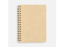 Ежедневник Spiral, недатированный, бежевый