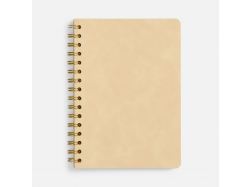 Ежедневник Spiral, недатированный, бежевый