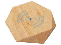 Беспроводное зарядное устройство «Gex», 15 Вт, бамбук