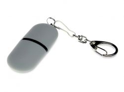 USB 2.0- флешка «Goutte Soft-touch» на 64 Гб каплевидной формы