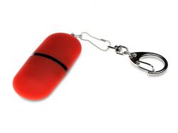 USB 2.0- флешка «Goutte Soft-touch» на 64 Гб каплевидной формы