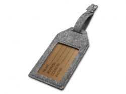 Багажная бирка из RPET-фетра «Tie»