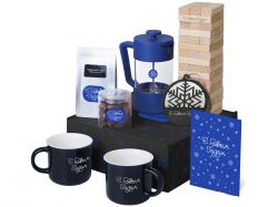 Подарочный набор «Re:Together» с френчпрессом, кружками и дженгой