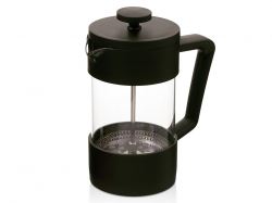 Подарочный набор c пледом, френчпрессом, чаем и медом, белый