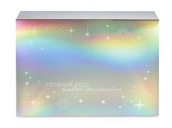 Подарочный набор c пледом, френчпрессом, чаем и медом, красный