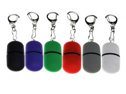 USB 2.0- флешка «Goutte Soft-touch» на 512 Мбайт каплевидной формы