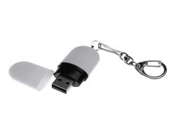 USB 2.0- флешка «Goutte Soft-touch» на 512 Мбайт каплевидной формы