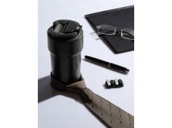 Антистресс-кликер Clacky, черный с серебристым