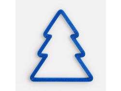 Подвеска «Елочка», 3D-печать, синяя