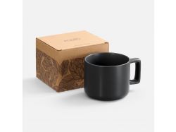 Чашка Jumbo в коробке матовая, черная