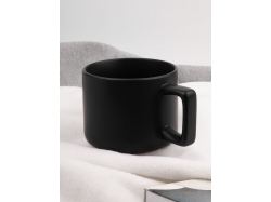 Чашка Jumbo в коробке матовая, черная