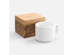 Чашка Jumbo в коробке матовая, белая