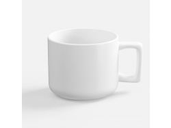 Чашка Jumbo в коробке матовая, белая