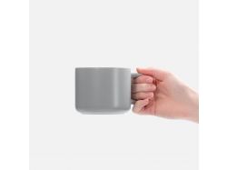 Чашка Jumbo в коробке матовая, светло-серая