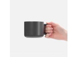 Чашка Jumbo в коробке матовая, темно-серая