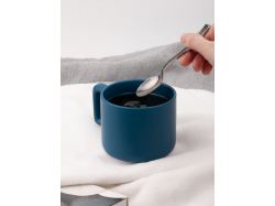 Чашка Jumbo в коробке матовая, морская волна