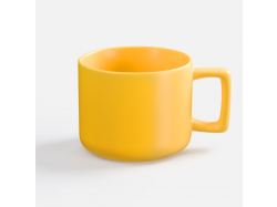 Чашка Jumbo в коробке матовая, желтая