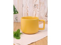 Чашка Jumbo в коробке матовая, желтая