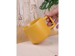 Чашка Jumbo в коробке матовая, желтая