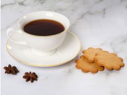 Чайная пара с золотой каймой, 200мл