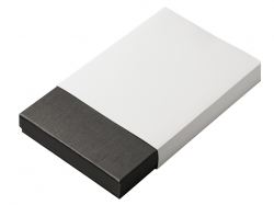 Подарочный набор "Consul": обложка для паспорта и картхолдер, серый