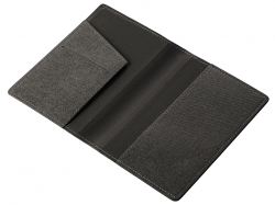 Подарочный набор "Consul": обложка для паспорта и картхолдер, серый