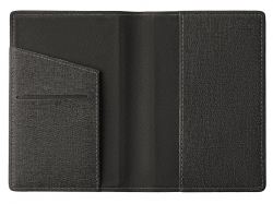 Подарочный набор "Consul": обложка для паспорта и картхолдер, серый