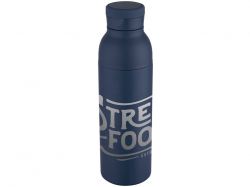 Illuminate бутылка-термос для воды с двойными стенками объемом 650 мл из переработанной нержавеющей стали, сертифицированной по стандарту RCS - Синий Navy