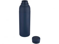 Illuminate бутылка-термос для воды с двойными стенками объемом 650 мл из переработанной нержавеющей стали, сертифицированной по стандарту RCS - Синий Navy