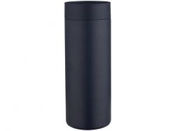 Illuminate бутылка для воды объемом 650 мл из переработанной нержавеющей стали RCS с двойными стенками и набором из 3 крышек - Синий Navy