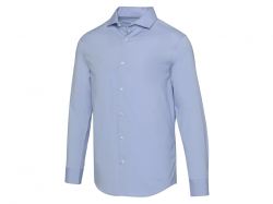 Carnelian мужская рубашка из поплина - Голубой