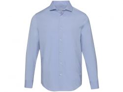 Carnelian мужская рубашка из поплина - Голубой