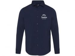 Carnelian мужская рубашка из поплина - Navy Blue