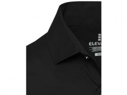 Carnelian мужская рубашка из поплина - сплошной черный