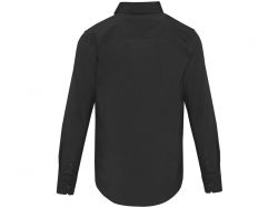 Carnelian мужская рубашка из поплина - сплошной черный