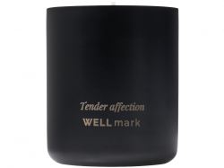 Ароматическая свеча Wellmark "Tender Affection" - сплошной черный