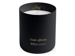 Ароматическая свеча Wellmark "Tender Affection" - сплошной черный