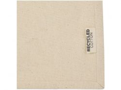 Мини эко-сумка Odessa с клинчиком, изготовленная из переработанного хлопка, сертифицированного согласно GRS, плотностью 220 г/м², объемом 9 л - Натуральный