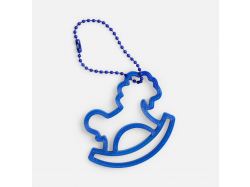 Подвеска «Лошадка-качалка», 3D-печать, синяя