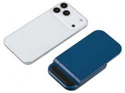 Беспроводное зарядное устройство «Foldy», 15 Вт, темно-синий