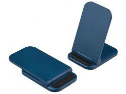 Беспроводное зарядное устройство «Foldy», 15 Вт, темно-синий