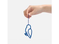 Подвеска «Сова», 3D-печать, синяя