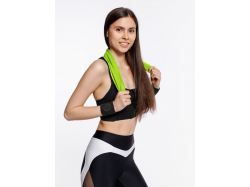 Охлаждающее полотенце Narvik в силиконовом чехле, зеленое яблоко