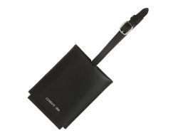 Набор Zoom: кошелек и багажная бирка, черный