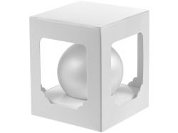 Елочный шар Gala Matt в коробке, 6 см, белый