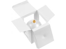 Елочный шар Gala Matt в коробке, 6 см, белый