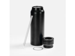 Термобутылка Magnus с магнитным держателем для телефона, черная
