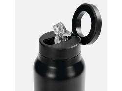 Термобутылка Magnus с магнитным держателем для телефона, черная