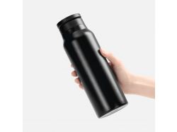 Термобутылка Magnus с магнитным держателем для телефона, черная